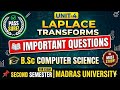 Unit-4 Laplace transforms important questions 💯✨📚✍️