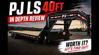 40FT PJ LS Gooseneck Trailer Review | The Ultimate Hotshot Trailer?