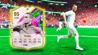 Is 95 Shapeshifters Vidic WORTH IT?! 🤔 FC 25 Player Review screenshot 4
