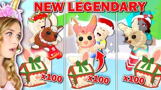 Who Can Get The *MOST* LEGENDARIES From 100 Hare Boxes In Adopt Me! (Roblox)
