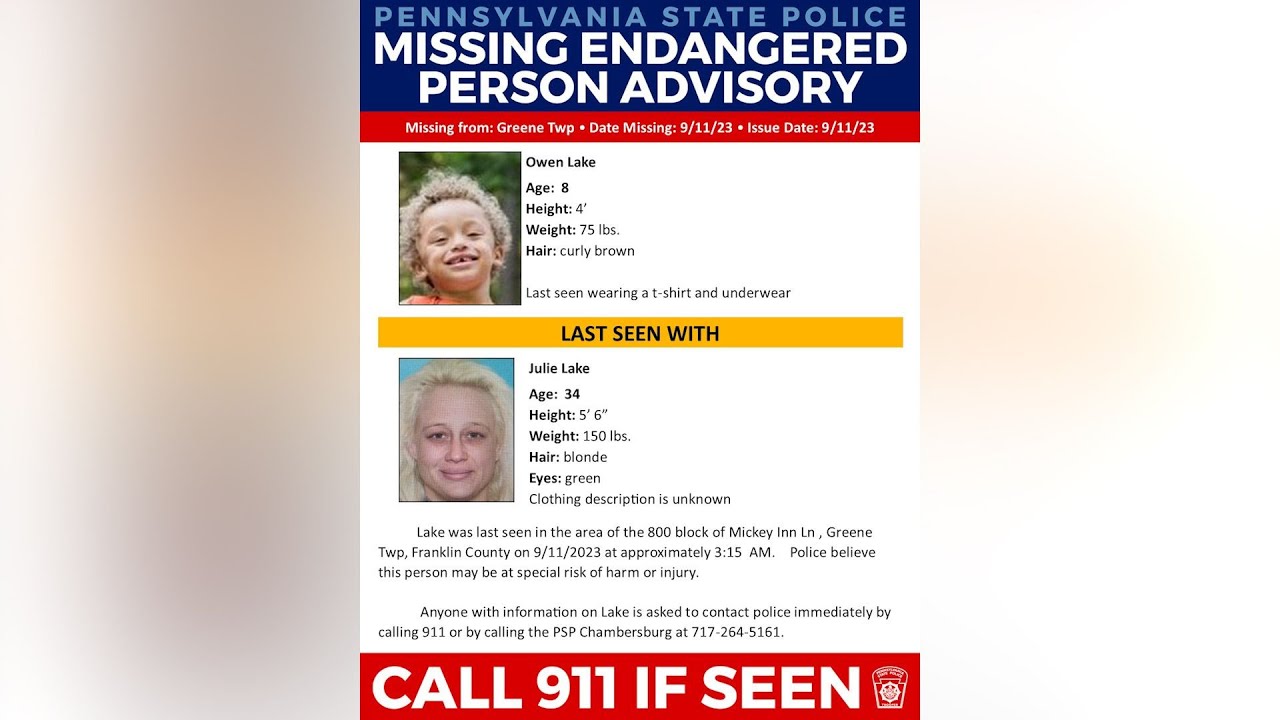 Police looking for missing child in Franklin County - YouTube