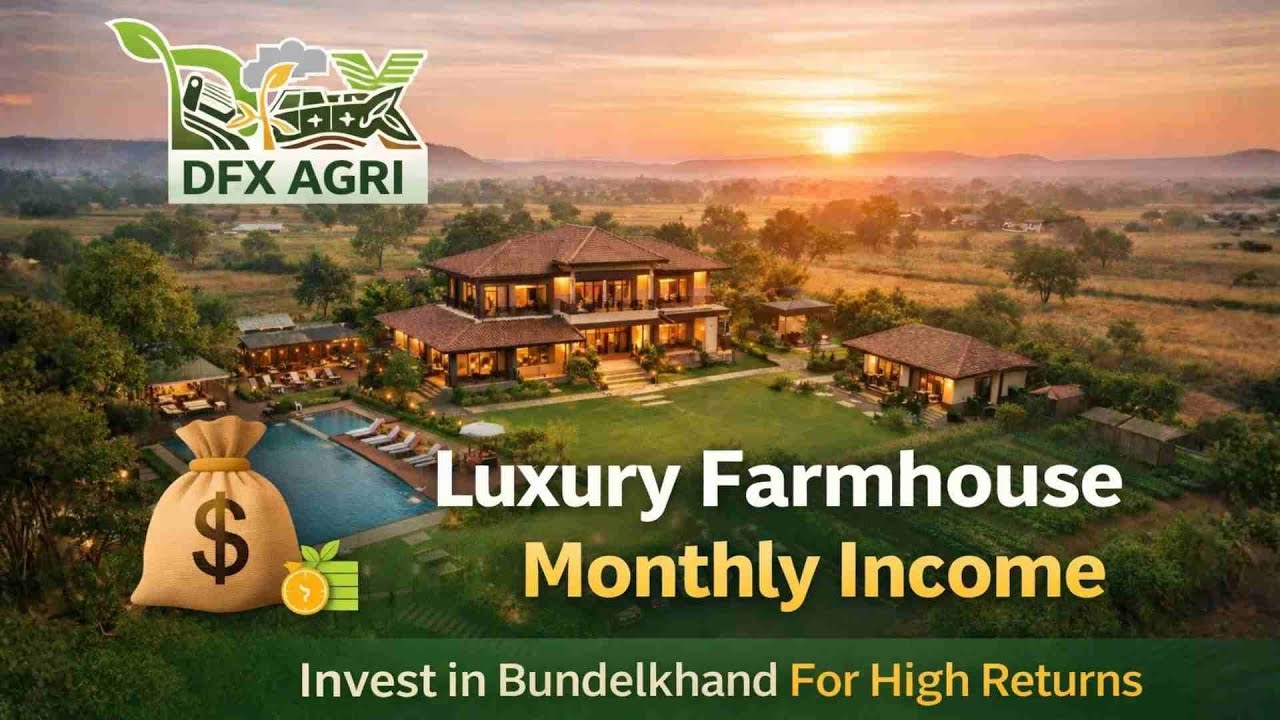 Farmhouse Investment in India 2026 | 1 Bigha Luxury Farmhouse Business | High Return Project