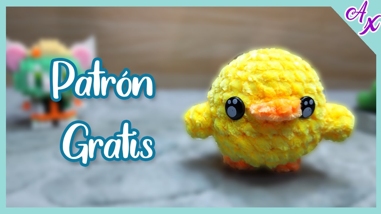✨Pollito Chenille | Tutorial amigurumi paso a paso en español