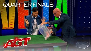 Dustin Tavella Surprises The Judges With Unbelievable Card Magic - America's Got Talent 2021