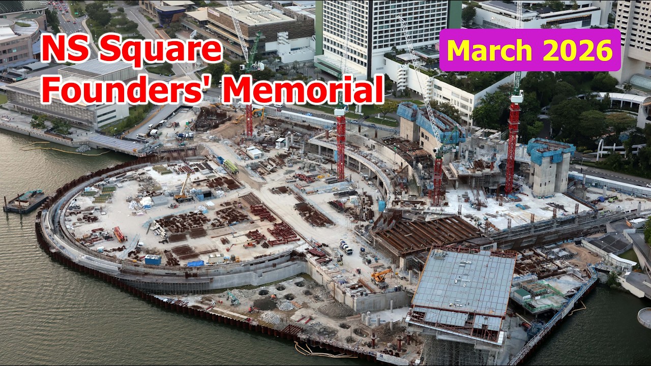 NS Square & Founders' Memorial Singapore Updates - YouTube