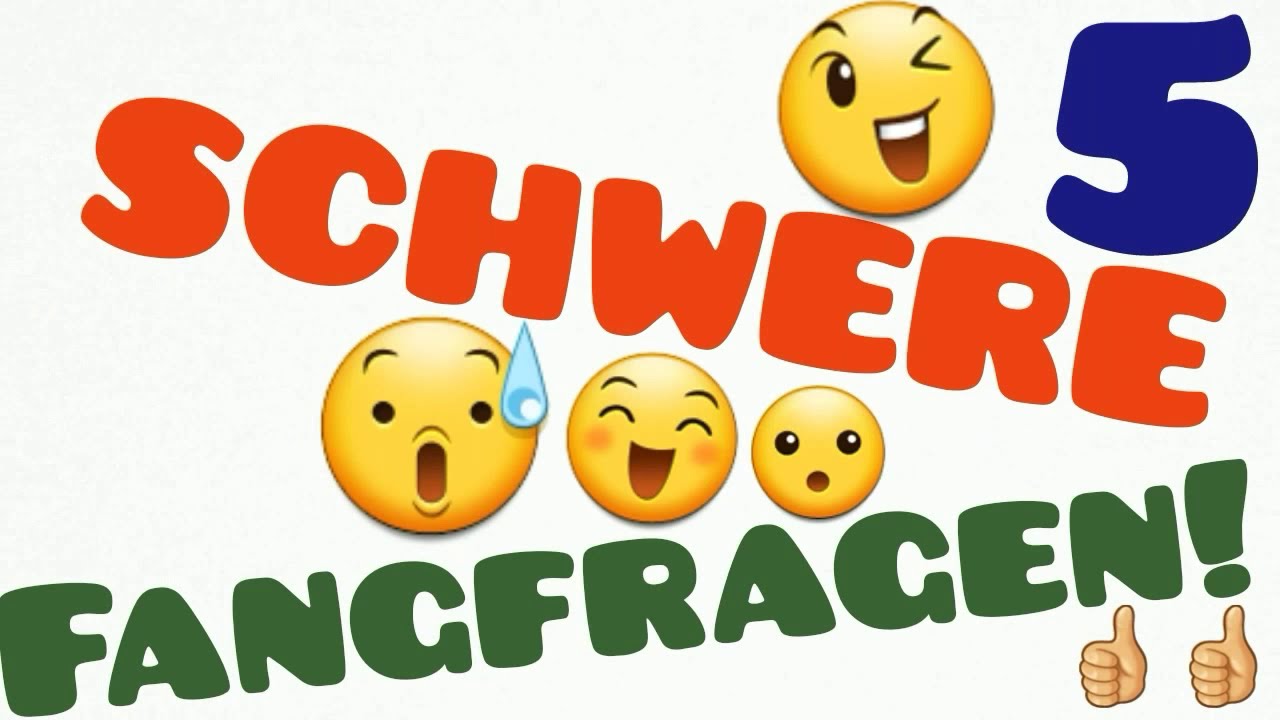 5 SCHWERE FANGFRAGEN!! || IDIOTENTEST || Teste dich jetzt