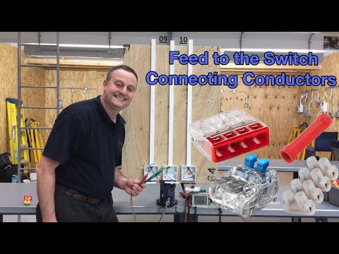 Taking the Feed (Supply) to the Switch Connections Using Wago, In-Sure, Connector Blocks & Crimps