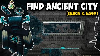How to Easily Find Ancient City in Minecraft Bedrock/Java/PE