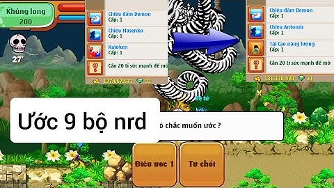 Ngọc Rồng Online - Ước nrd đổi skill đệ tử và cái kết !