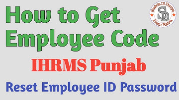 How to recover employee code and password of Ihrms punjab | get ihrms code and password | hrms