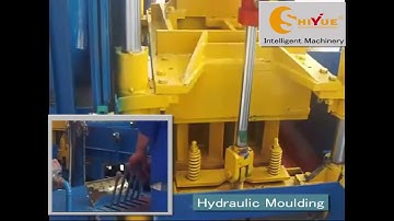 QTF3 20 concrete block machine hollow block making mchine paving block making machine Shiyue 2021