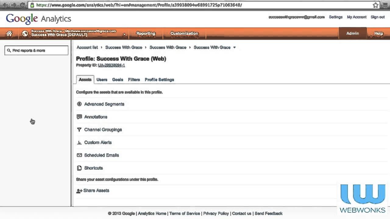 Adding a User to Google Analytics