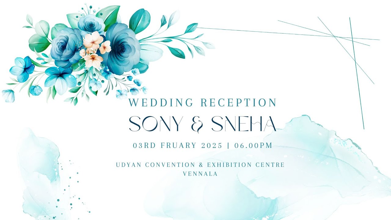 Wedding Reception of Sony & Sneha | 03rd Feb. 2025 | LIVE - YouTube