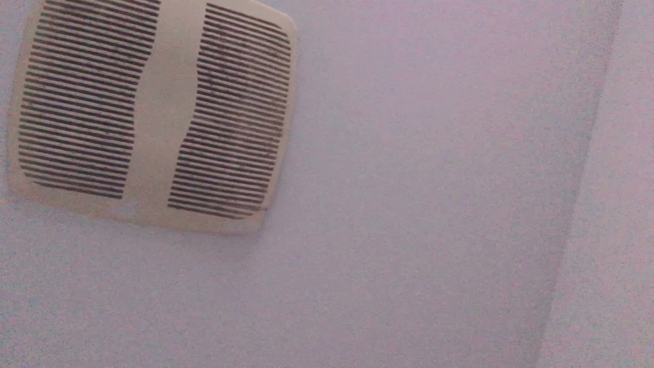 1st OLDER Air King As50/As54 Yellowed Grill Bathroom Exhaust Fan Status Working! YouTube