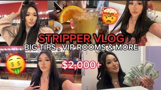 STRIPPER VLOG: $2,000 VIP ROOMS, $1K TIPS, NEW OUTFIT + BIG BANK DEPOSITS 💸💕