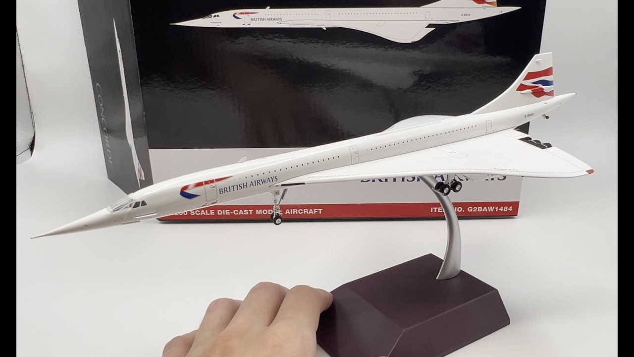 Gemini 200 British Airways Concorde G-BOAD 1:200 Scale G2BAW1484
