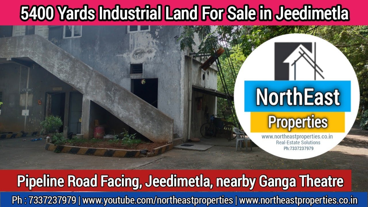 5400 Industrial Land For Sale in Jeedimetla Pipeline Road Facing, Hyderabad Call 7337237979
