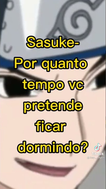 toque de alarme do sasuke 😎👌