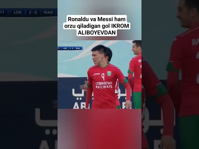 Ikrom Aliiboyevning fantastik goli 2018 yil OCHL gurux bosqichi Lokomotiv Al vahda 5:0 class=