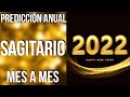 SAGITARIO ♐️ PREDICCIONES PARA EL AÑO 2022 MES A MES #tarot #2022 #horóscopo