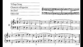 Béla Bartók - Mikrokosmos 15: Village Song
