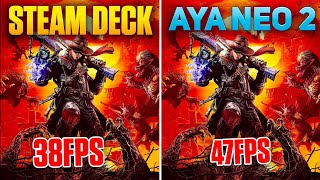 Steam Deck vs AYA NEO 2 - Evil West