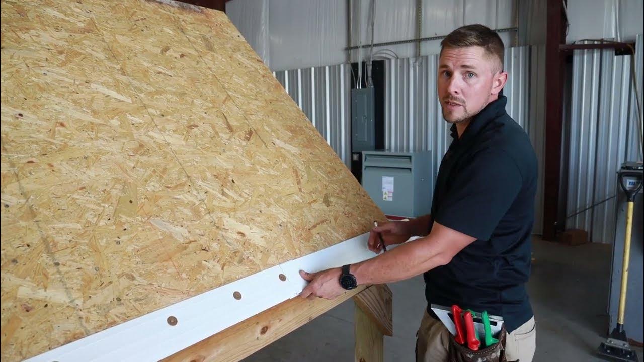 How to install drip edge on a roof pt. 2 Cenvar Roofing YouTube