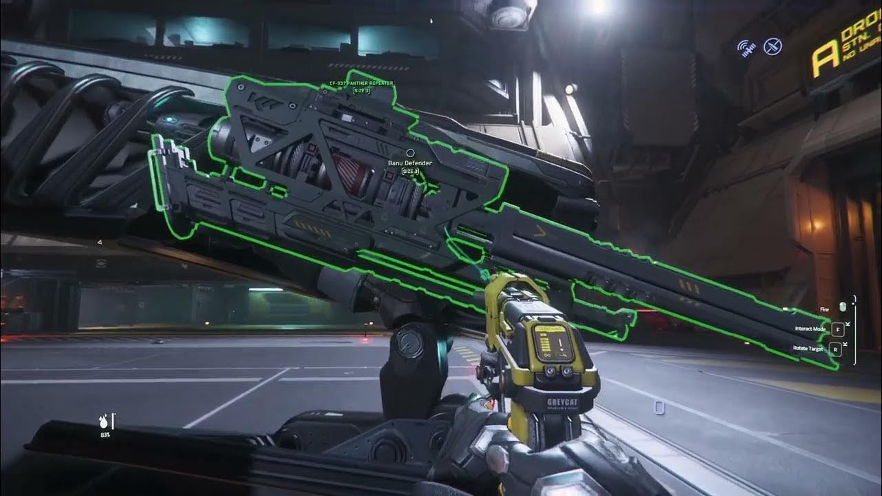 Star Citizen How to Use Tractor Beam And Salvaged Ship Weapons Update