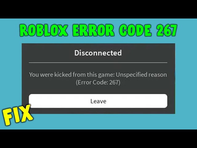 8 Ways to Fix Roblox Error Code 267 – TechCult