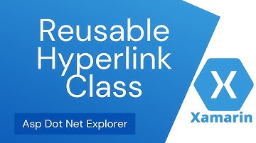 Creating a Reusable Hyperlink Class in Xamarin Forms | Open Browser from AppLink | GestureRecognizer