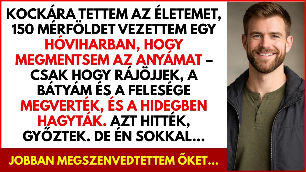 Miután 150 mérföldet vezettem egy hóviharban megláttam anyámat amint egy benzinkút előtt fagyoskodik