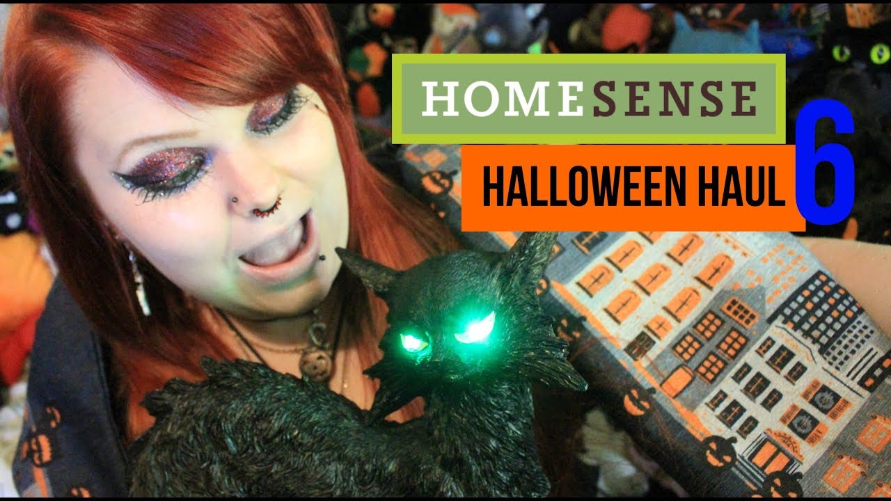 Homesense Halloween Haul 2018 6 Witches and Their Cats YouTube