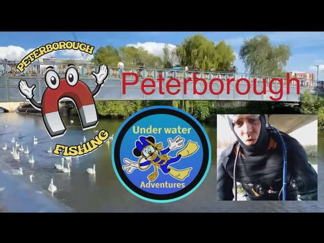 a dive and a dip with the locals in Peterborough magnet fishing 