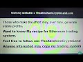 Ethereum trading system, 2060usd current price, range price 1400 - 4740 usd