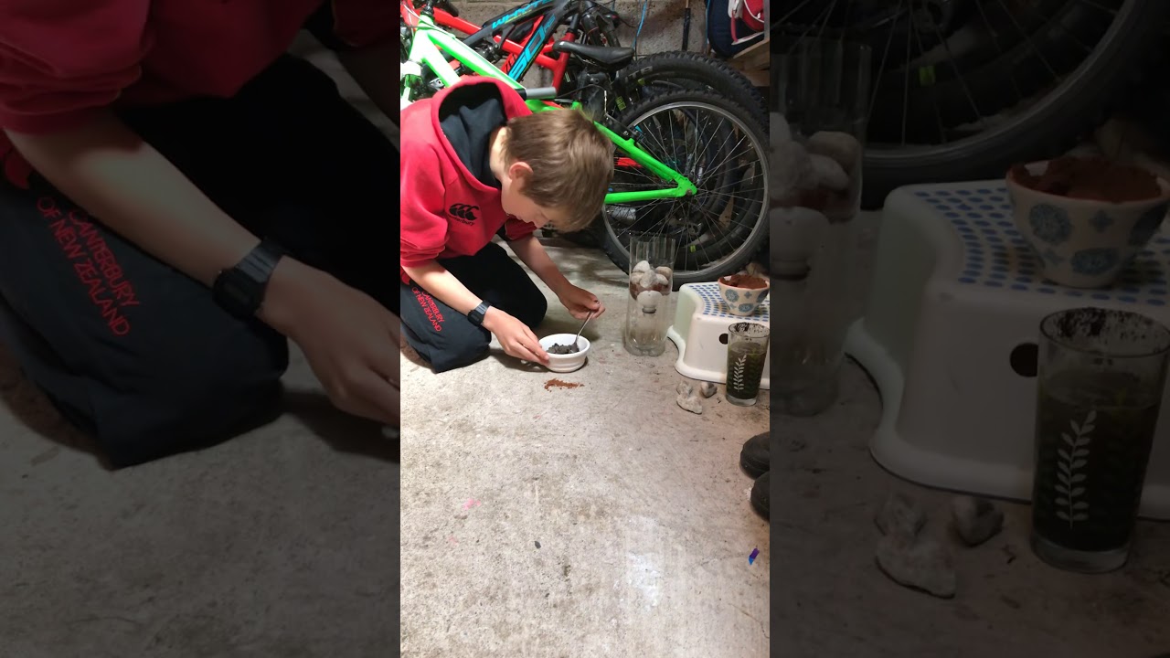 Water filtration experiment *works - YouTube