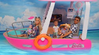 BOAT Barbie doll Family Packs for vacation on the Barbie Dream Boat