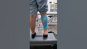 how to tape your calf muscle