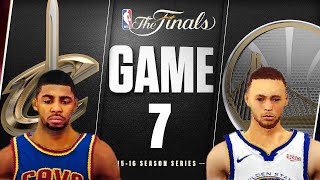 Nba 2K20 Mobile | NBA FINALS BUZZER BEATER/GAME WINNER! | Cavs vs Warriors game 7 | 2015-16 Roster