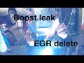 Turbo rõhulekke test ja EGR eemaldus | Turbo boost leak test and EGR delete