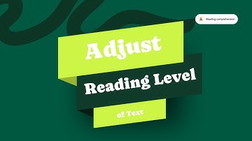 How to Adjust Reading Levels with Edcafe AI | Make Any Text Grade-Level Appropriate