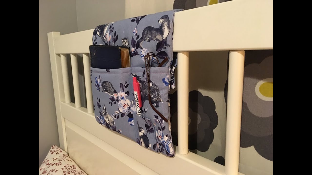 How to Sew: Chair/Bed Caddy Pocket Organiser