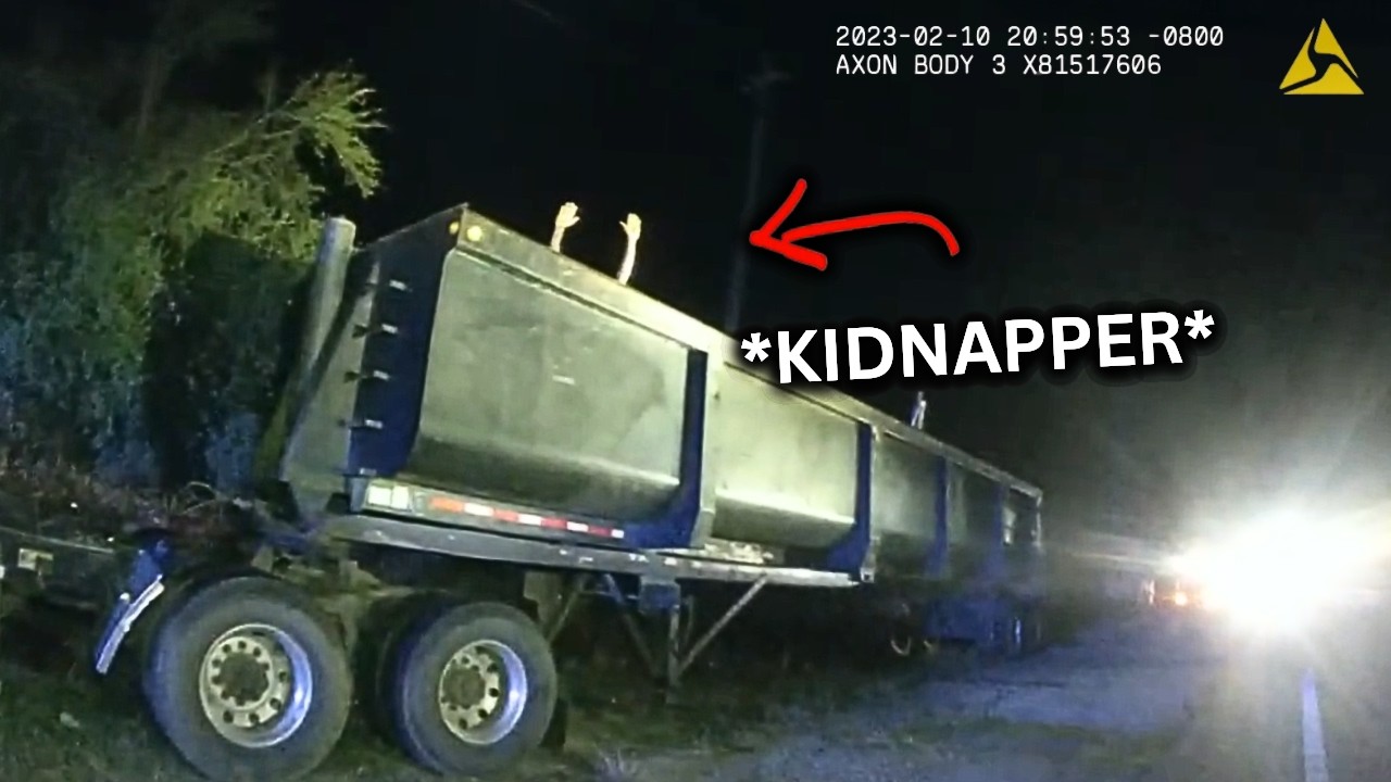 Cops Find Kidnapper Hiding In Dump Truck...