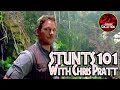 Stunts 101 with Chris Pratt | JURASSIC WORLD | On the Set