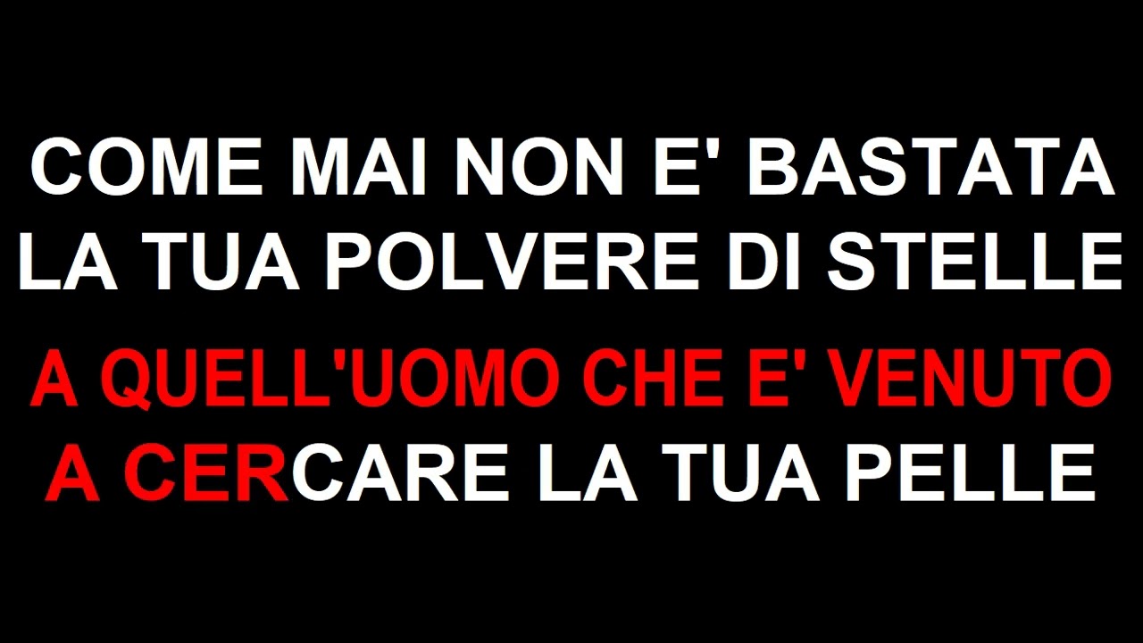L'angelo caduto-Nomadi karaoke (devocalizzata con testo)