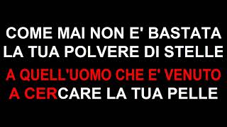 Langelo Caduto-Nomadi Karaoke Devocalizzata Con Testo