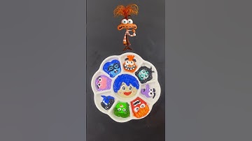 Colors Mixing | Guess the mixed color | Inside Out 2 #satisfying #colormixing