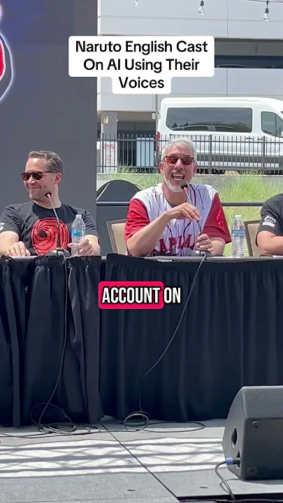 Naruto English cast on AI using their voices #shorts