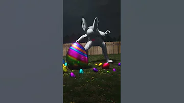 Cursed Easter Bunny Easter Shorts 