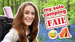 Solo Camping for the FIRST Time! 🏕 Surrey Hills UK Hike