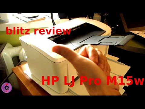 HP LaserJet Pro M15w M111w - blitz review